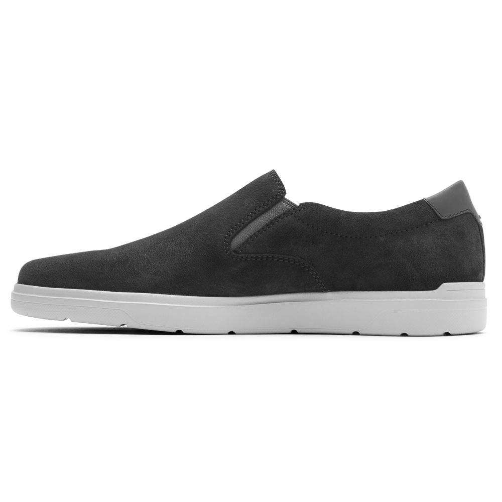 Rockport Singapore Mens Sneakers - Total Motion Lite Slip-On Dark Grey - AP2816957